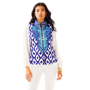 Lilly Pulitzer Essia Masterpiece Down Puffer Vest